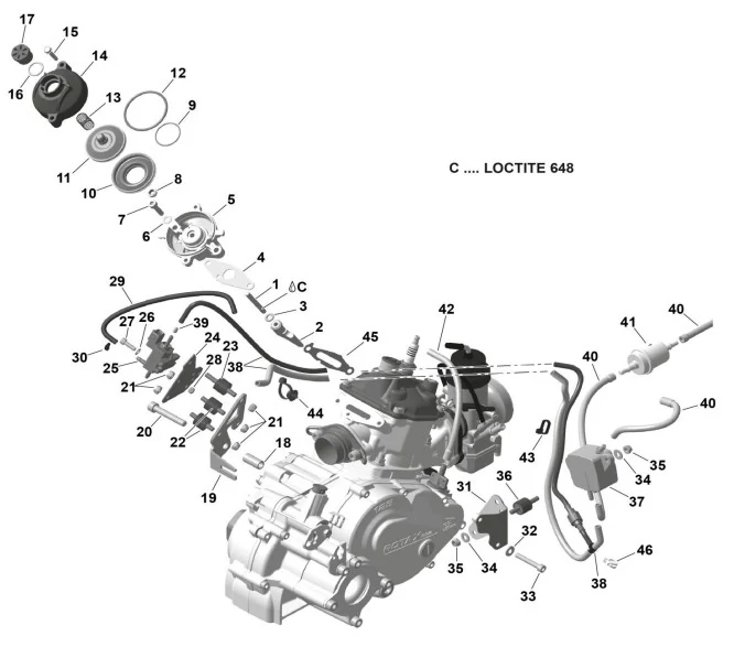 Rotax DD2 – E-Rave System und Auslassschieber