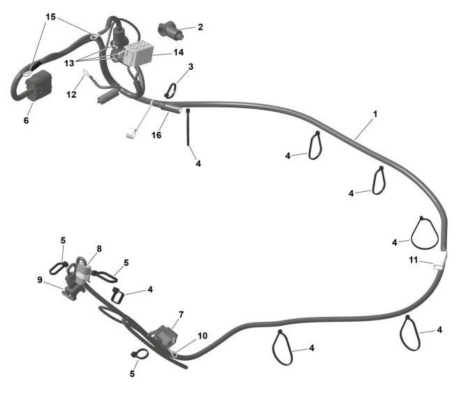 Rotax DD2 – Kabelbaum