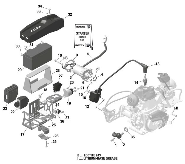Rotax Micro MAX – Elektronik