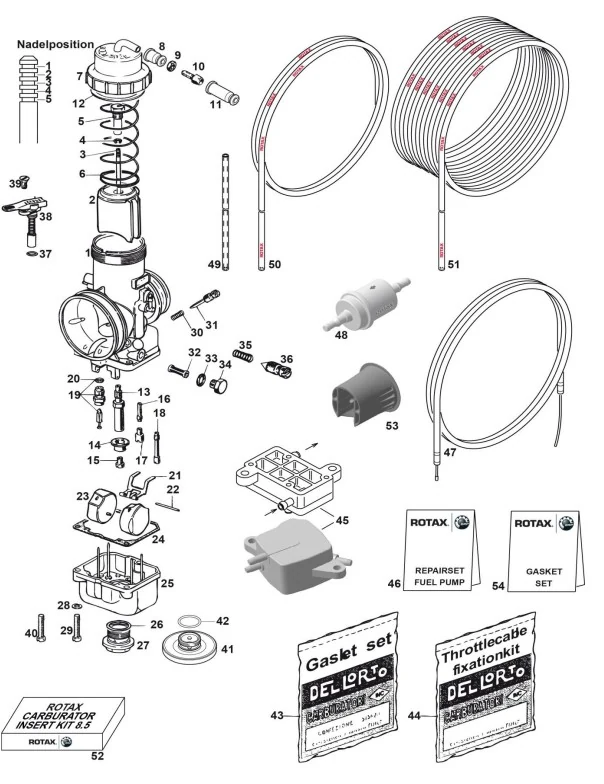 Rotax Micro MAX – Vergaser und Zubehör